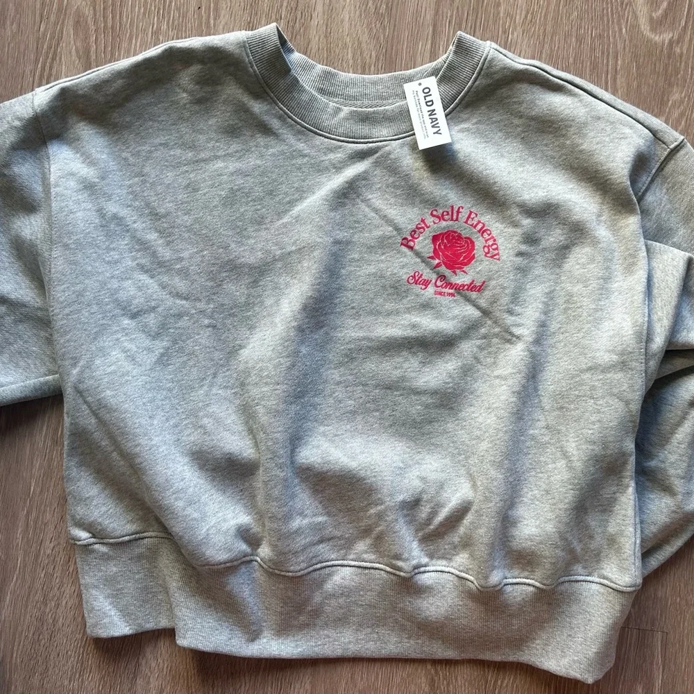 Old Navy SoComfy Graphic Sweatshirt -  Best Self Energy - NWT - Picture 2 of 4